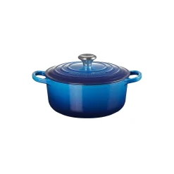 Clearance Le Creuset Signature rund gryde Ø 20 cm, azure blue