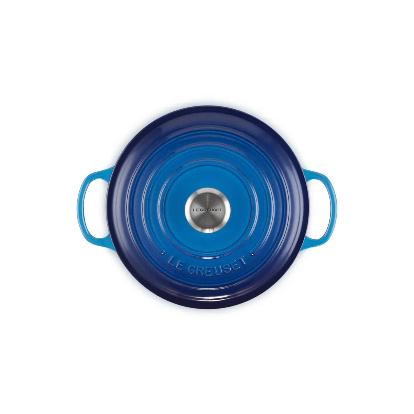 Clearance Le Creuset Signature rund gryde Ø 20 cm, azure blue