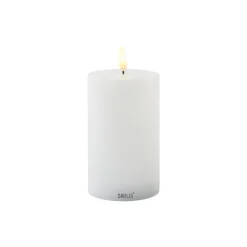 Sirius Home Sille genopladeligt lys, white> Lys & Duftlys