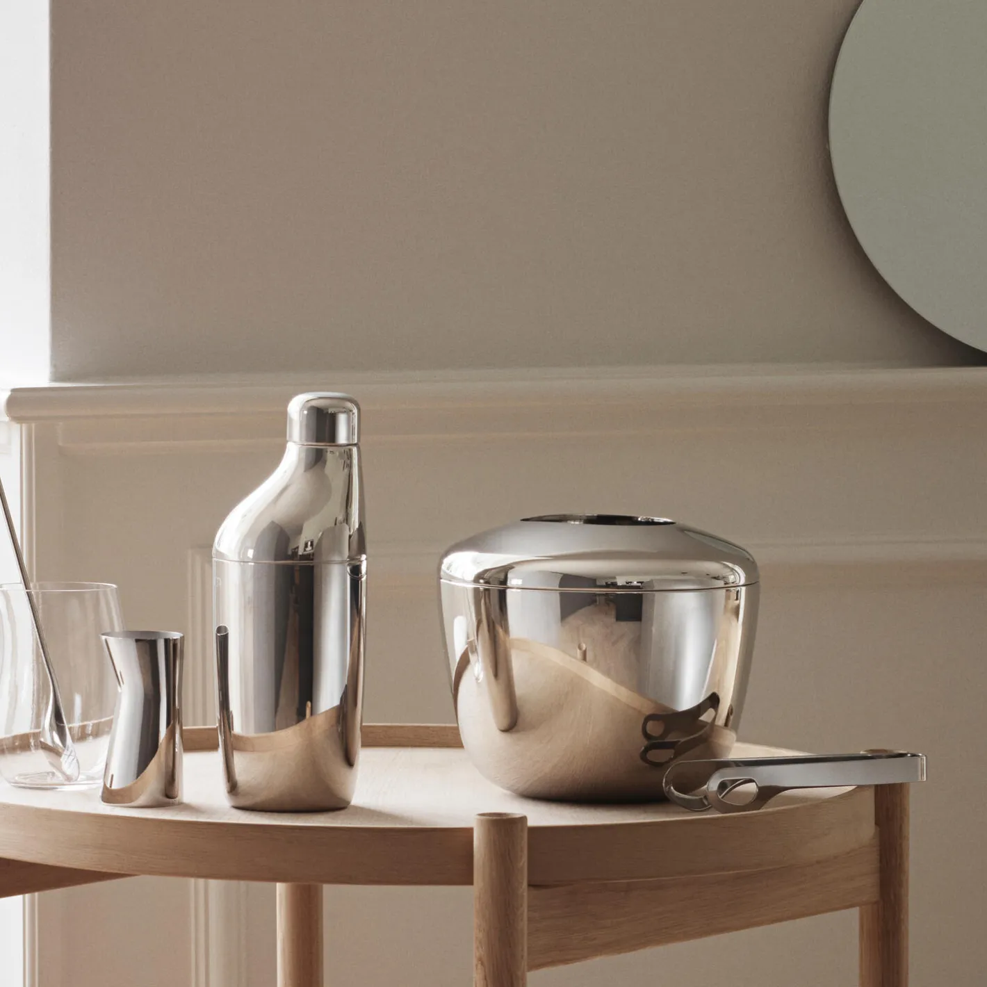 Sale Georg Jensen Sky isspand med istang