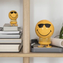 Hoptimist Smiley Cool, yellow> Figurer & Glaskunst
