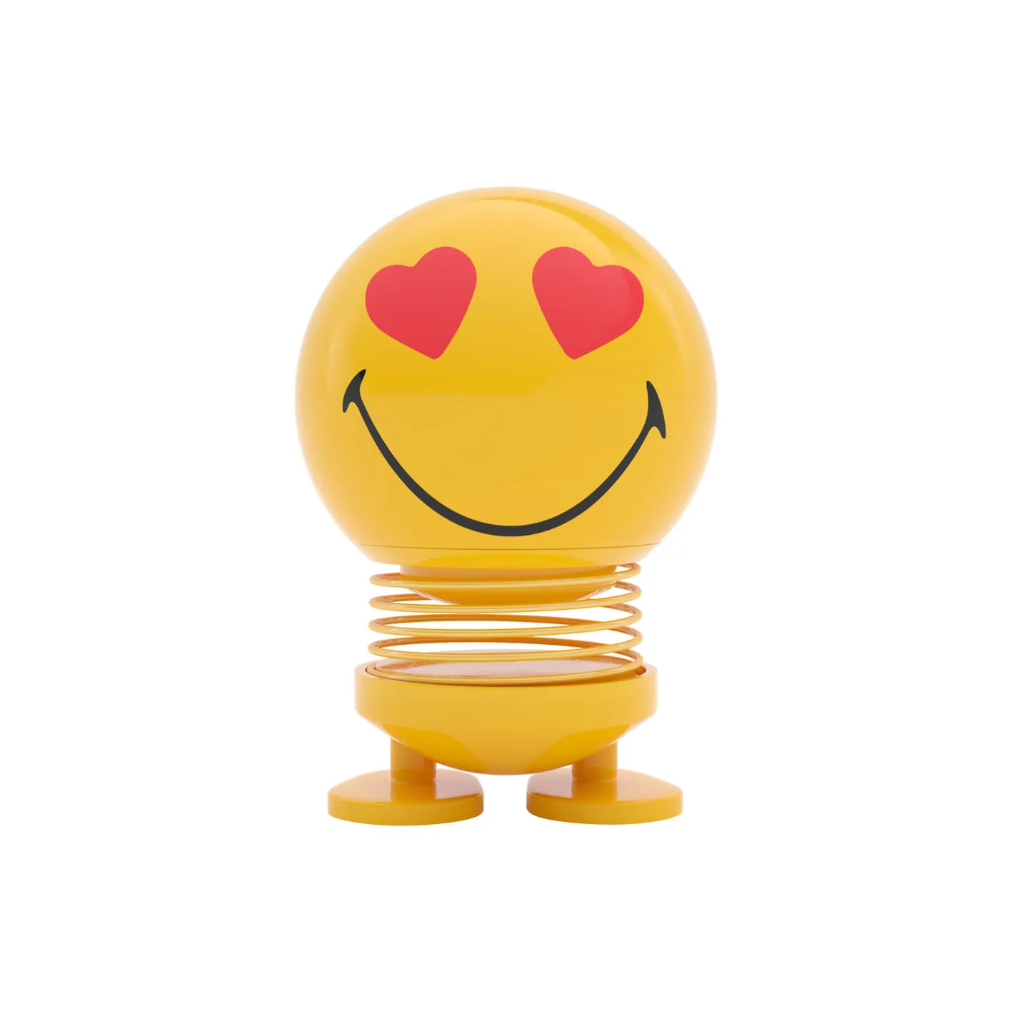 Hoptimist Smiley Love, yellow> Figurer & Glaskunst