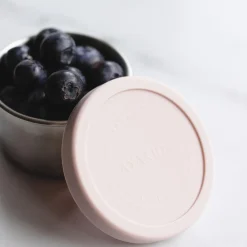 AYA&IDA Snack Container, dark grey/soft rose