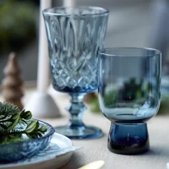Lyngby Glas Sorrento vandglas 4 stk., blå