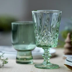 Outlet Lyngby Glas Sorrento vandglas 4 stk., grøn gr&oslash;n