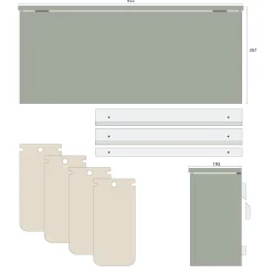 DesignLife SORTED Standard Wide affaldssortering,><noscript><img width=