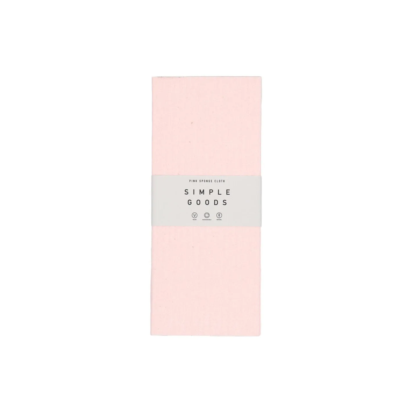 Sale Simple Goods Sponge Cloth, pink