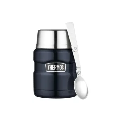 Clearance Thermos Stainless King madtermoflaske, mørkblå m&oslash;rkeblå, m&oslash;rkeblå
