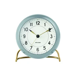 Arne Jacobsen Clocks Station bordur, grå> Ure
