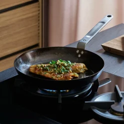 Outlet Gastrotools Stegepande carbonstål Ø 24 cm