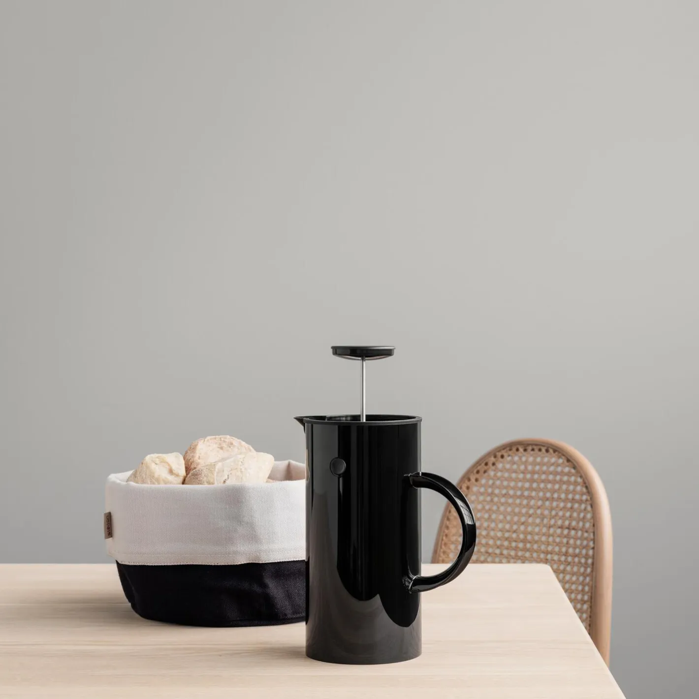 Hot Stelton brødpose, black/sand