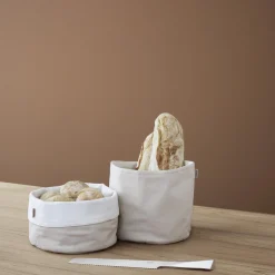 Online Stelton brødpose, sand/white