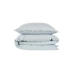 Geismars Væverier Stone Washed baby/juniorpudebetræk, støvet blå>Børn Soveudstyr|Sengetøj