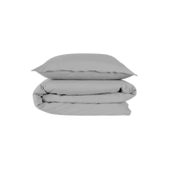 Geismars Væverier Stone Washed sengetøj, lysegrå