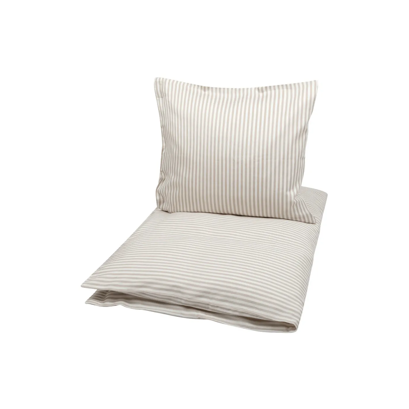 Outlet Müsli by Green Cotton STRIPE junior sengetøj, balsam cream/cashmere