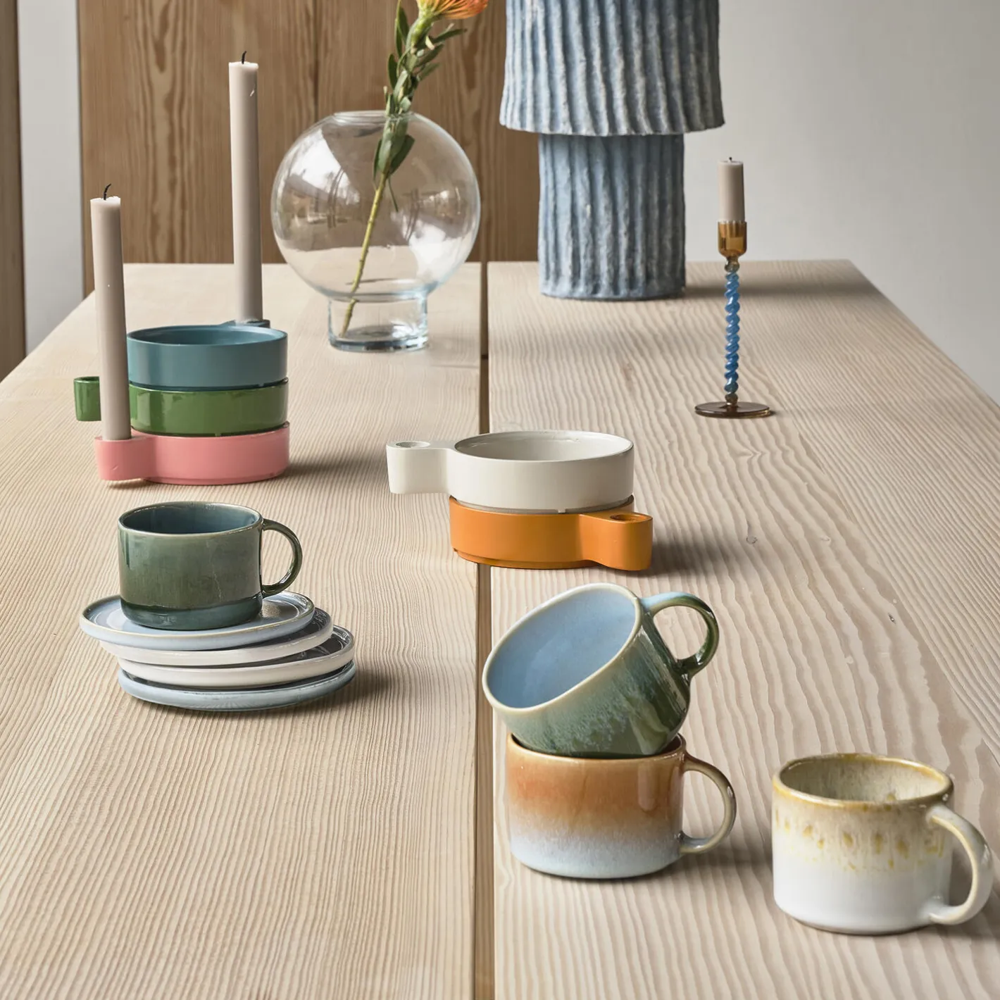 Clearance Villa Collection Styles espressokop 2 stk., blå/amber blå/amber, blå/amber, blå/amber