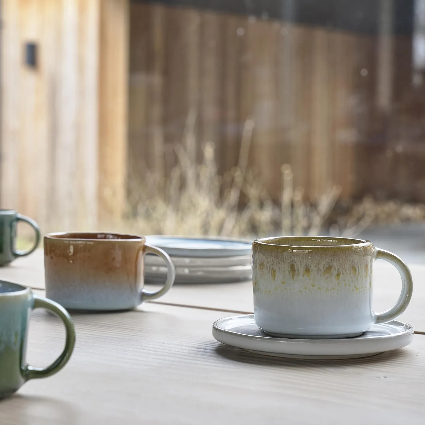 Villa Collection Styles espressokop 2 stk., creme/sand