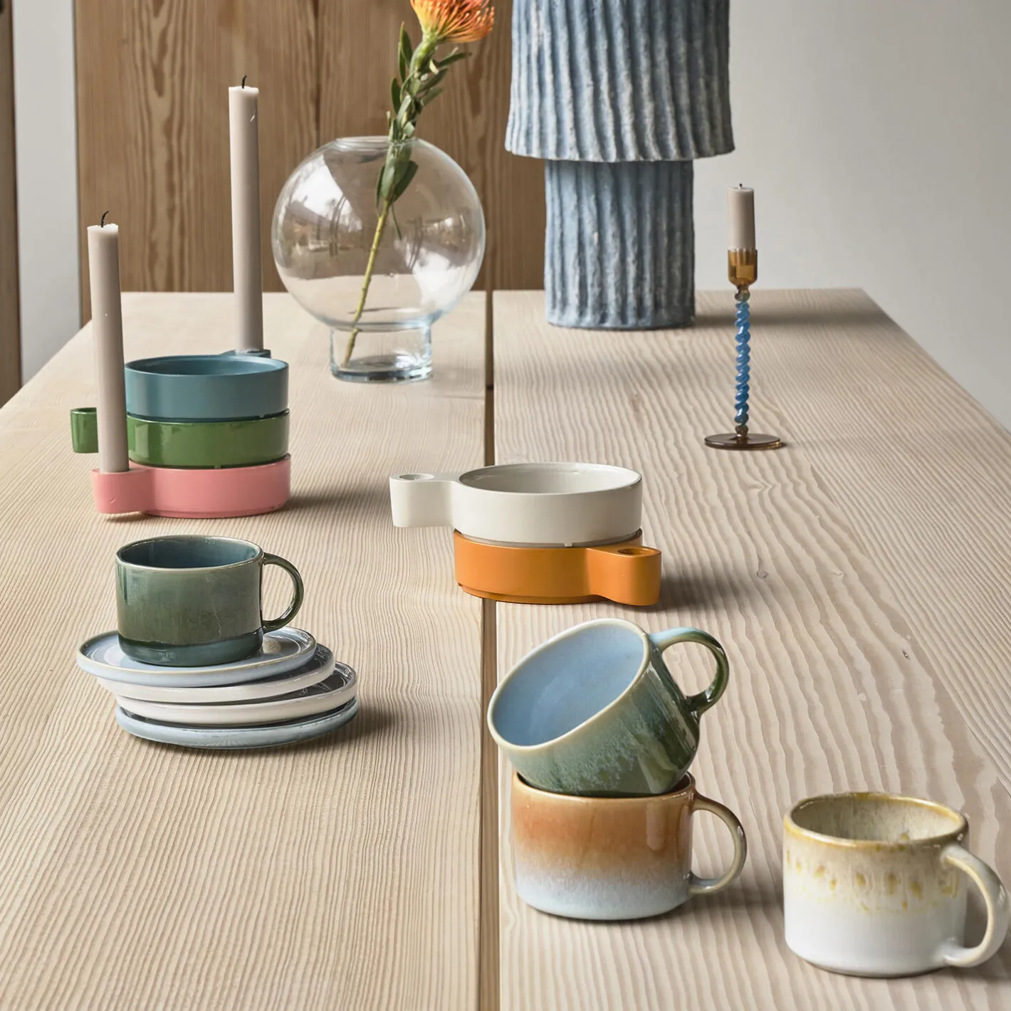 Online Villa Collection Styles espressokop 2 stk., grøn/blå grøn/blå, grøn/blå, grøn/blå