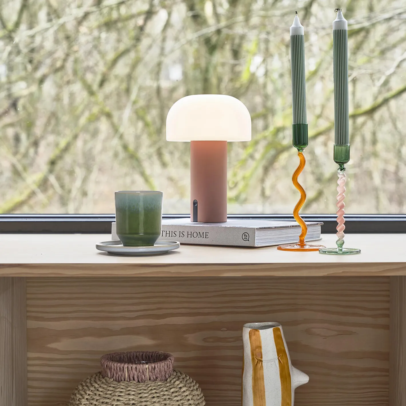 New Villa Collection Styles krus 2 stk., grøn/blå grøn/blå, grøn/blå