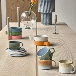 Best Villa Collection Styles krus med hank 2 stk., grøn/blå grøn/blå, grøn/blå