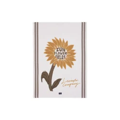 Lexington SunFlowerOrgCottonKitchenTowel, white/stone> Køkkentekstiler
