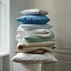 Clearance Georg Jensen Damask SUPIMA PERCALE sengetøj, bright blue