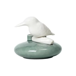 Dottir Nordic Design Sweet Stories Kingfisher vase, peacock> Vaser
