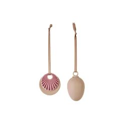 Dottir Nordic Design Sweet Stories Ornaments 2 stk, rose> Pynt