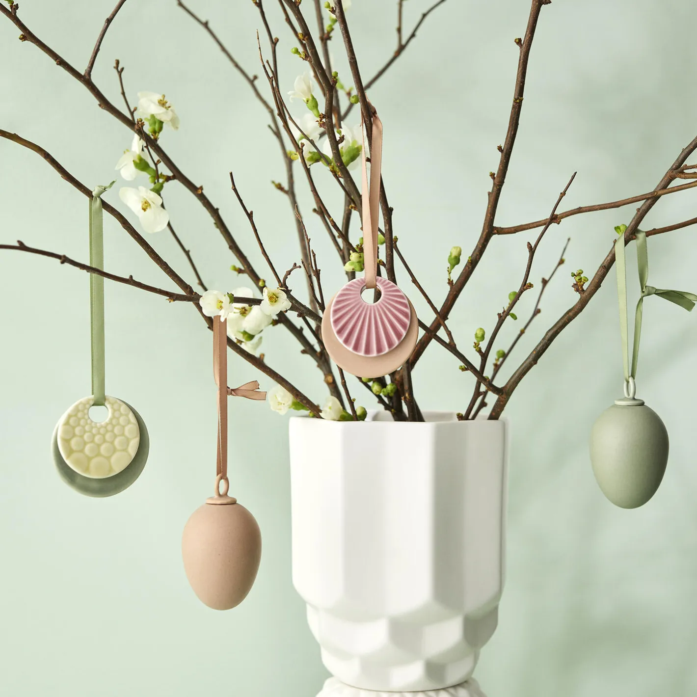 Dottir Nordic Design Sweet Stories Ornaments 2 stk, rose> Pynt