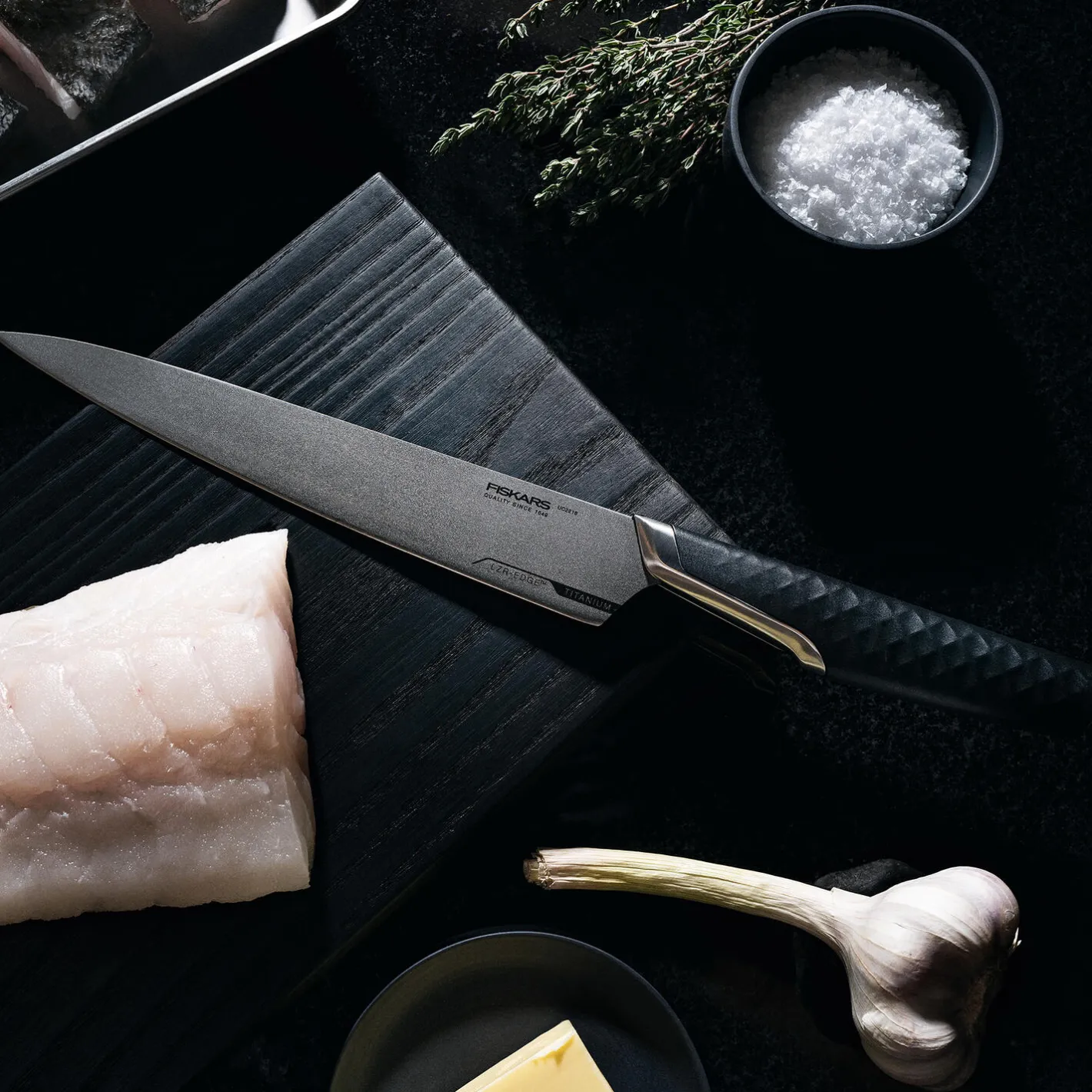Fiskars Taiten forskærerkniv> Bestik|Køkkenknive
