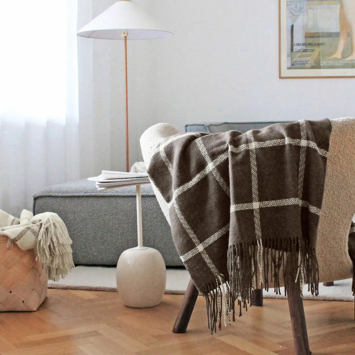 Best ELVANG Tartan plaid, brown