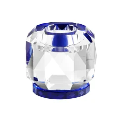 Clearance Reflections Copenhagen Texas T-Light Holder clear/cobalt