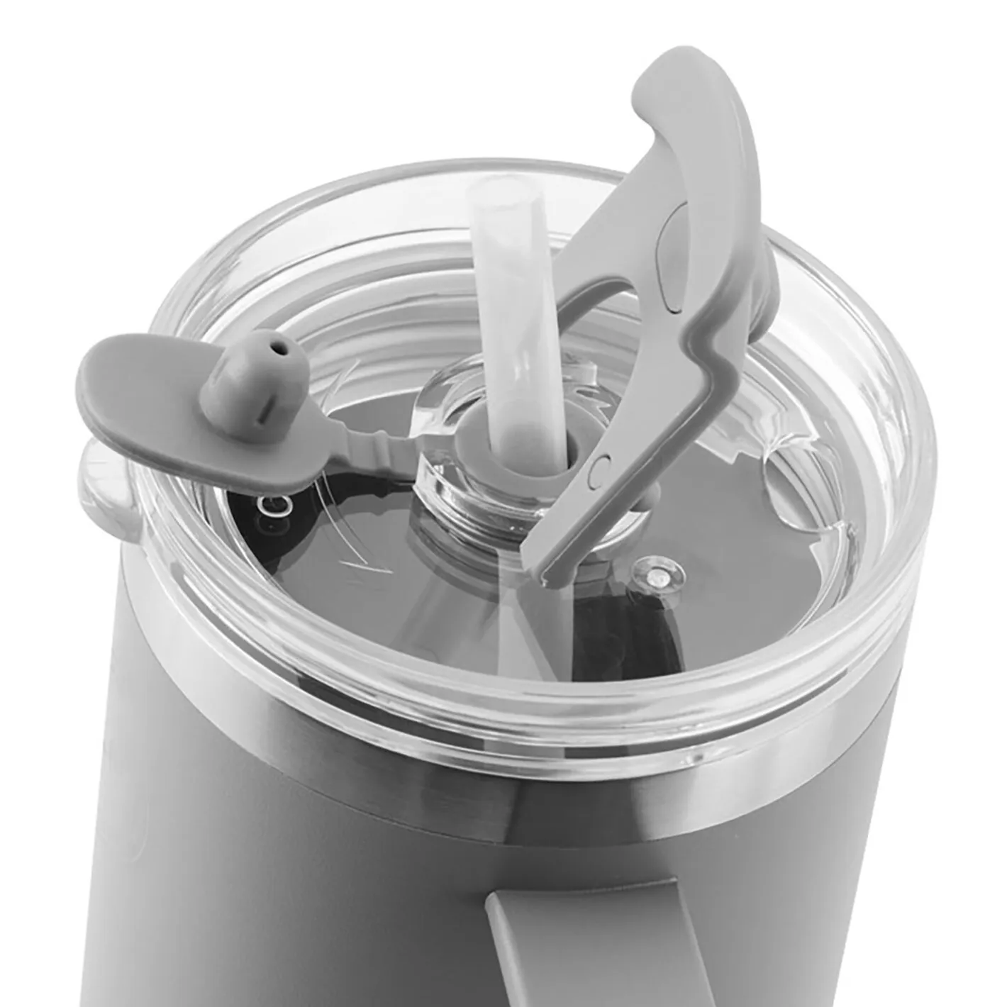 Clearance AYA&IDA Thermo Cup With Straw, light grey
