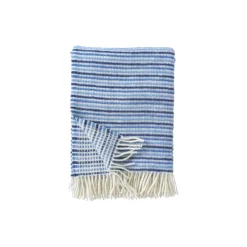 Hot Klippan Yllefabrik Tint plaid, blue