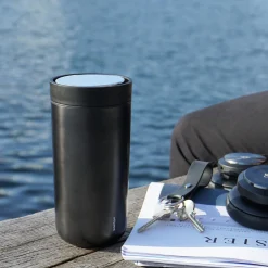 Stelton To Go Click termokop 0,4 L, black metallic