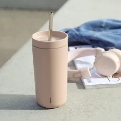 Best Stelton To Go Sip termokop med sugerør, heather heather, heather