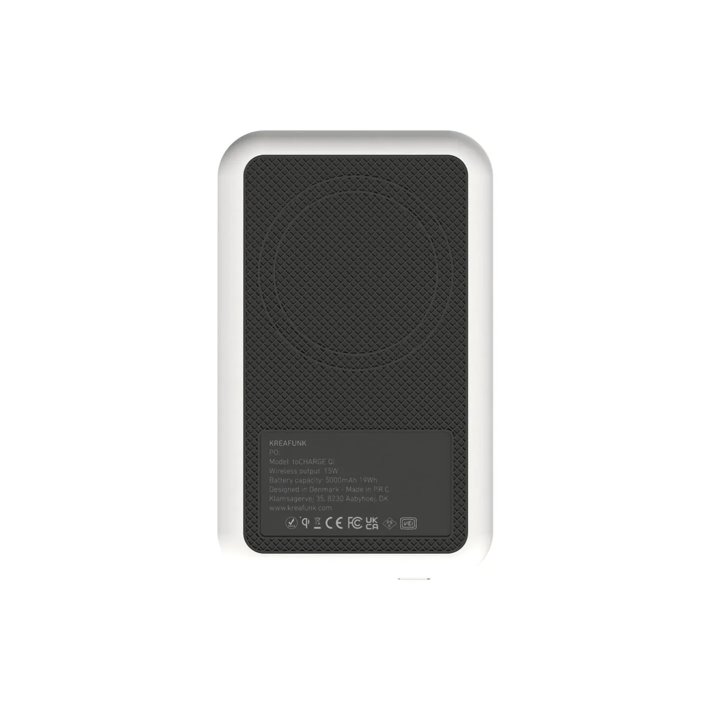 Kreafunk toCHARGE Qi trådløs powerbank> Opladere