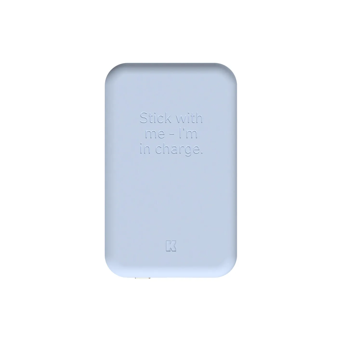 Online Kreafunk toCHARGE Qi trådløs powerbank cloudy blue