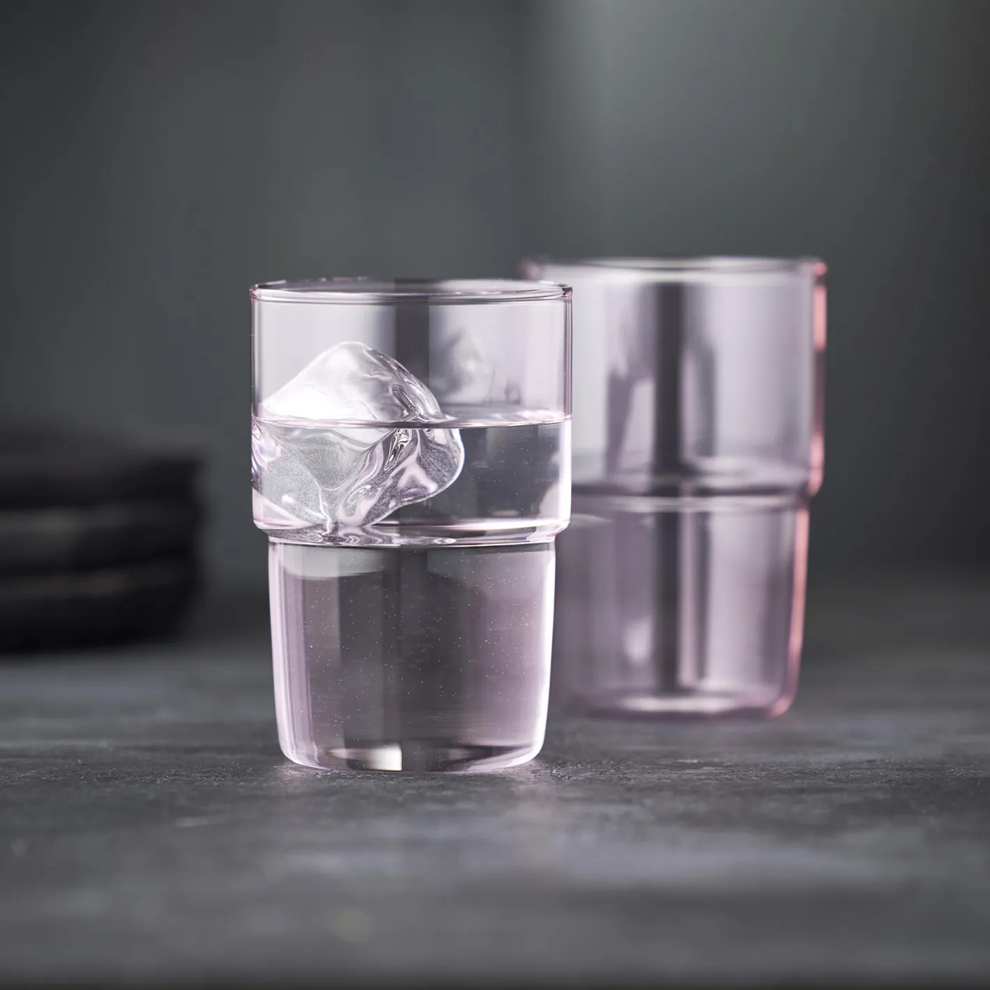 Outlet Lyngby Glas Torino drikkeglas 2 stk., pink