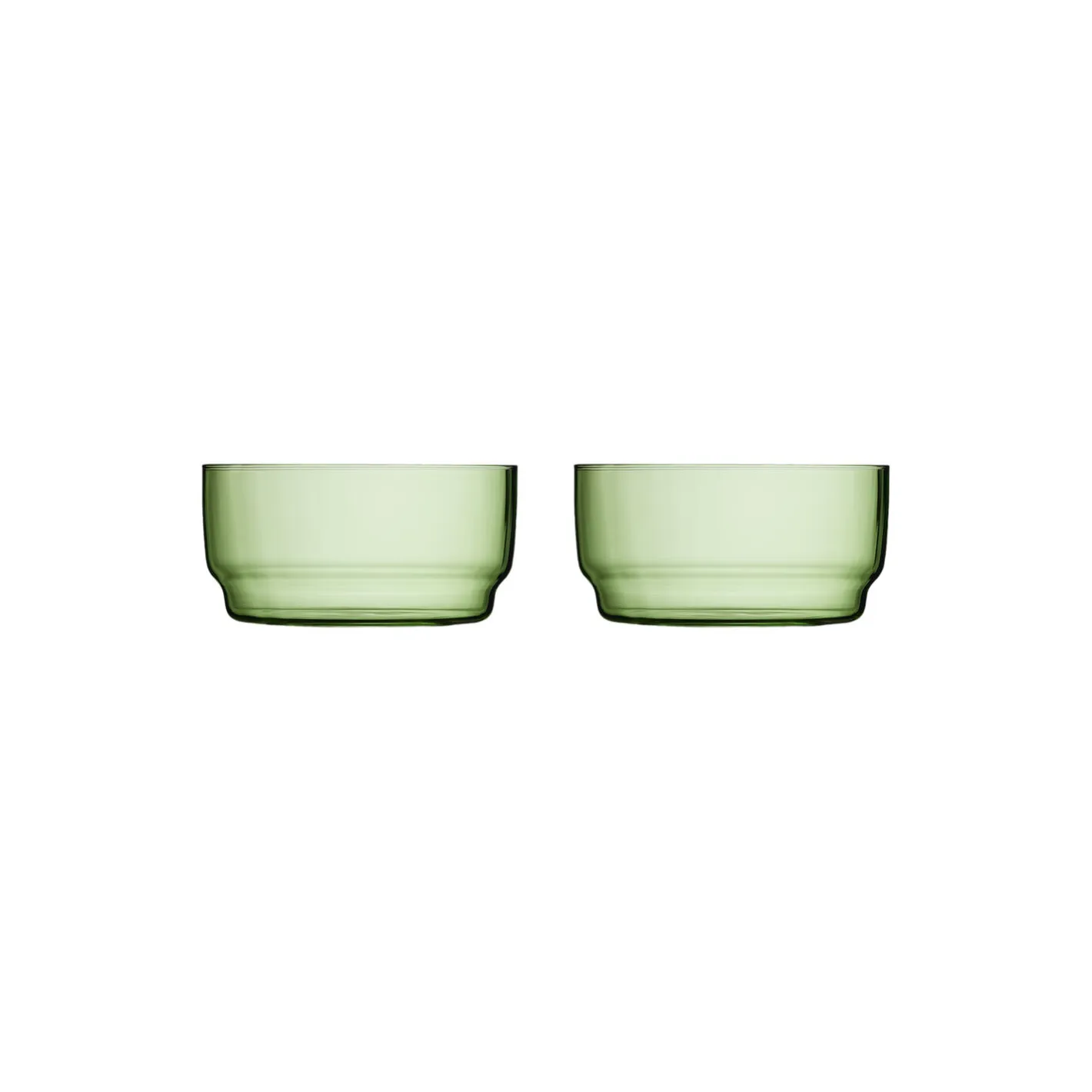 Hot Lyngby Glas Torino skål, grøn grøn