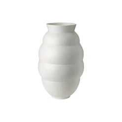 Knabstrup Keramik Tortus Archie vase No 5, white> Vaser