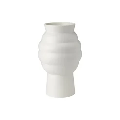 Knabstrup Keramik Tortus Archie vase No 2, white> Vaser