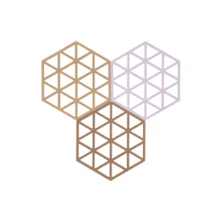 Online Zone Denmark Triangles bordskåner, terracotta/lupine/almond