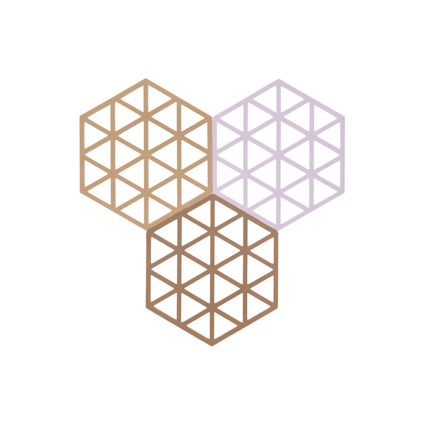 Online Zone Denmark Triangles bordskåner, terracotta/lupine/almond