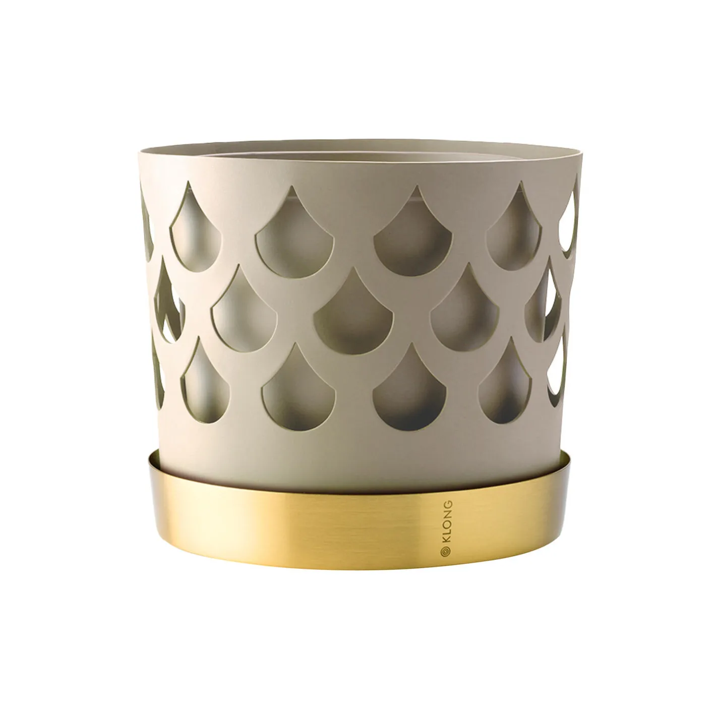 Discount Klong Trio Drop Flowerpot Medium beige