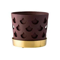 Sale Klong Trio Drop Flowerpot Small dark red