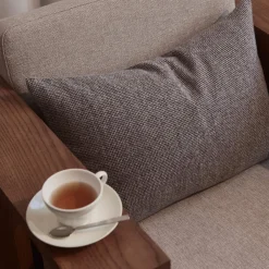 Georg Jensen Damask TWILIGHT pyntepude, brown melange> Pyntepuder & Hynder