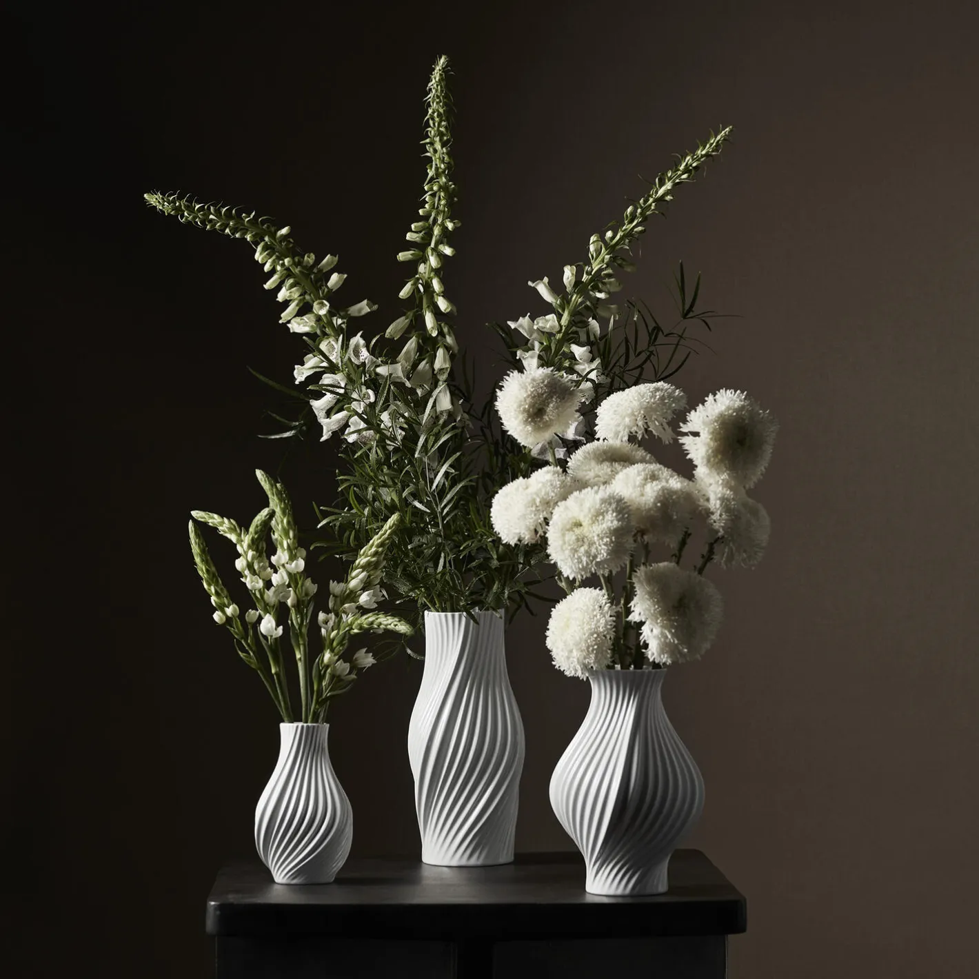 Lyngby Porcelæn Twist Vase 25 cm> Vaser