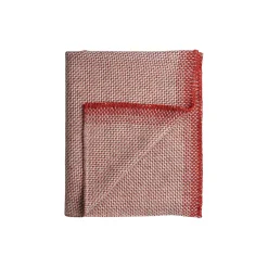Best Røros Tweed UNA Half Size Throw, light red