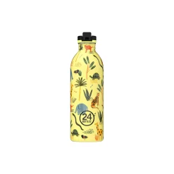 Online 24Bottles Urban Drikkeflaske med Sports Låg og Stone Finish, jungle friends